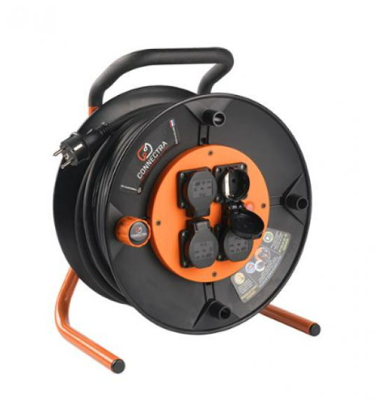 KABELHASPEL CONNECTRA EXPERT PRO IP44 H07RN 3G2,5MM² 40 METER KABELHASPEL CONNECTRA EXPERT PRO IP44 H07RN 3G2,5MM² 40 METER