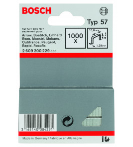 BOSCH NIETEN TYPE 57- 10,6X1,25X6MM (1000 STUKS)