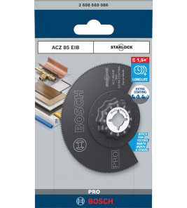 BOSCH PRO STARLOCK ZAAGBLAD ACZ 85 EB BIMETAL WOOD+METAL ROND 85MM