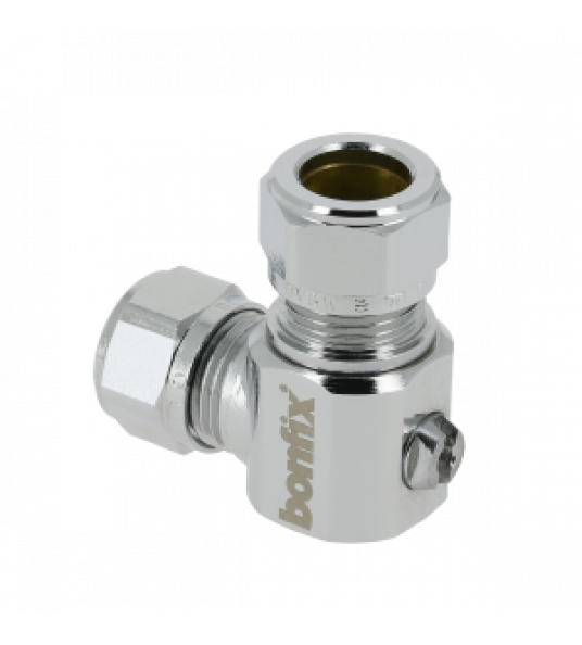 BONFIX KOGELSTOPKRAAN HAAKS KNEL 12 X 12 MM 1ST