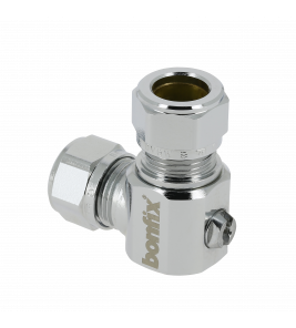 BONFIX KOGELSTOPKRAAN HAAKS KNEL 12 X 12 MM 1ST