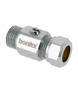 BONFIX KOGELSTOPKRAAN RECHT 3/8" BU.DR. X 15 1ST