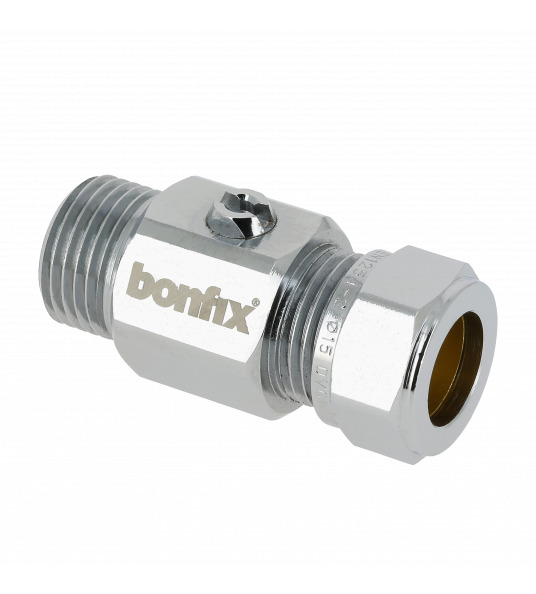 BONFIX KOGELSTOPKRAAN RECHT 3/8" BU.DR. X 15 1ST BONFIX KOGELSTOPKRAAN RECHT 3/8" BU.DR. X 15 1ST