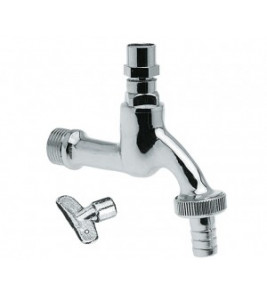 BONFIX TAPKRAAN BUITENKRAAN INCL SLANGPILAAR, SLEUTEL 1/2"