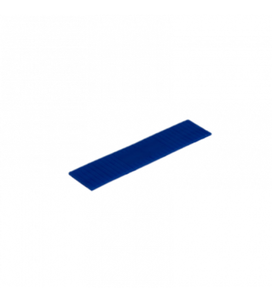 100 STUKS GLASBLOKJES KUNSTSTOF 22X2X100 BLAUW