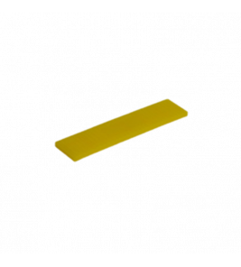 100 STUKS GLASBLOKJES KUNSTSTOF 20X4X100 GEEL 100 STUKS GLASBLOKJES KUNSTSTOF 20X4X100 GEEL