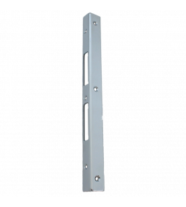 MAUER 405R SLUITPLAAT LS/RS SKG** 25 X 25 X 3 MM VERCHROOMD 30CM LANG