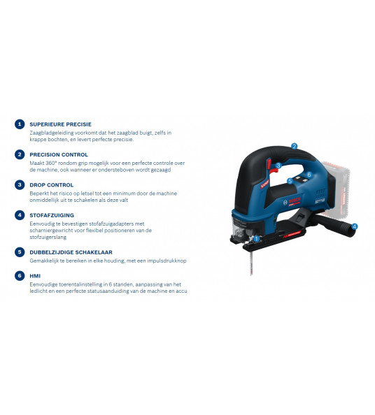 BOSCH EXPERT ACCU-DECOUPEERZAAG EXST18V-155B