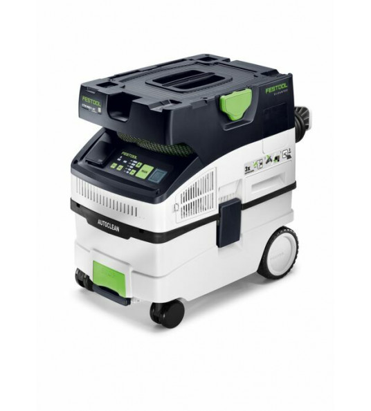 FESTOOL COMPACTE BOUWSTOFZUIGER CTM MIDI I AC MET KLOPFUNCTIE