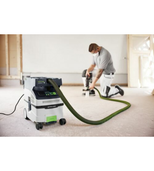 FESTOOL COMPACTE BOUWSTOFZUIGER CTM MIDI I AC MET KLOPFUNCTIE