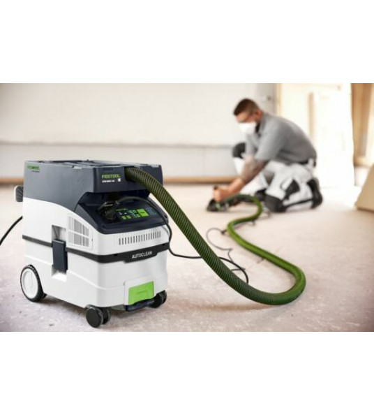 FESTOOL COMPACTE BOUWSTOFZUIGER CTM MIDI I AC MET KLOPFUNCTIE
