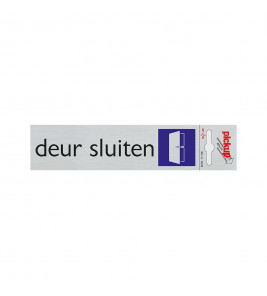 BORD ALULOOK DEUR SLUITEN 165X44 MM ZELFKLEVEND