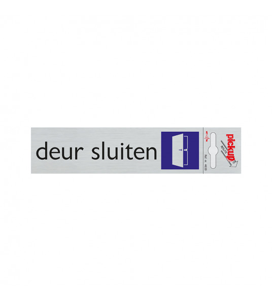 BORD ALULOOK DEUR SLUITEN 165X44 MM ZELFKLEVEND