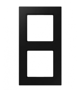 JUNG AFDEKRAAM 2-VOUDIG A550 GRAFIETZWART MAT JUNG AFDEKRAAM 2-VOUDIG A550 GRAFIETZWART MAT