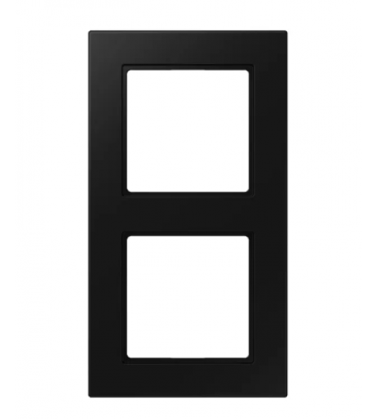 JUNG AFDEKRAAM 2-VOUDIG A550 GRAFIETZWART MAT