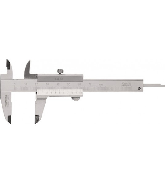 ZAKSCHUIFMAAT DIN 862 70 MM MET VERGRENDELINGSCHROEF HOEKIG TECWERK