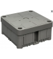 ABB HAFOBOX KABELDOOS GRIJS UNIVERSEEL + DEKSEL 3640 S