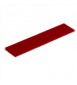 100 STUKS GLASBLOKJES KUNSTSTOF 20X3X100 ROOD