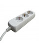VB EXTEND TAFELCONTACTDOOS WIT 3-VOUDIG + RA 3 METER 3X1.5MM²