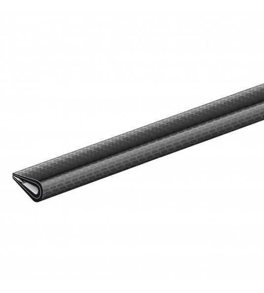 KANTBESCHERMINGSPROFIEL PVC ZWART 10X7MM (PAK 1,5 METER)