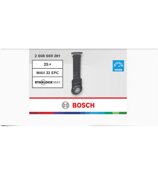 BOSCH STARLOCK MAX MAIZ 32 EPC HCS HOUT/KUNSTSTOF CURVED-TEC 32X80 MM