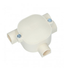 ABB T-DOOS LASDOOS DUBBEL RECHTS 4X16MM MET DEKSEL