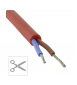 SILICONENKABEL 180 GRADEN 2X 1.5 MM² PER METER