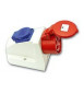 ABL COMBINATIE WANDCONTACTDOOS 400 V 32A 5-POLIG + WCD 230V