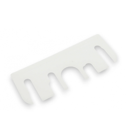 AXA VULPLAAT 1MM TBV SCHARNIEREN 89X89MM AFBREEKRRAND (PER 10 STUKS)