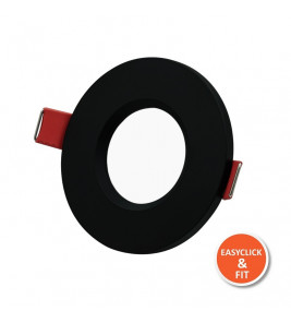 ECF SPOT ROND 84MM VAST MAT ZWART IP65 ECF SPOT ROND 84MM VAST MAT ZWART IP65