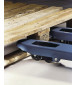PALLETWAGEN VORK-L. 800MM DRGVERM. 2.500KG STAAL DUIFBLAUW PUR/PA TECWERK
