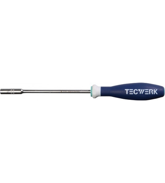 TECWERK ZESKANTDOPSLEUTEL SW 8 MM KLING 125 MM TOTALE LENGTE 240 MM 3-COMPONENT