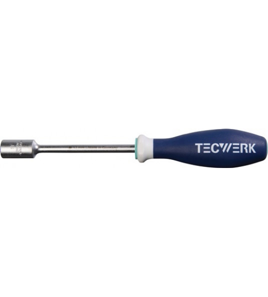 TECWERK ZESKANTDOPSLEUTEL SW 13 MM KLING 125 MM TOTALE LENGTE 250 MM 3-COMPONENT
