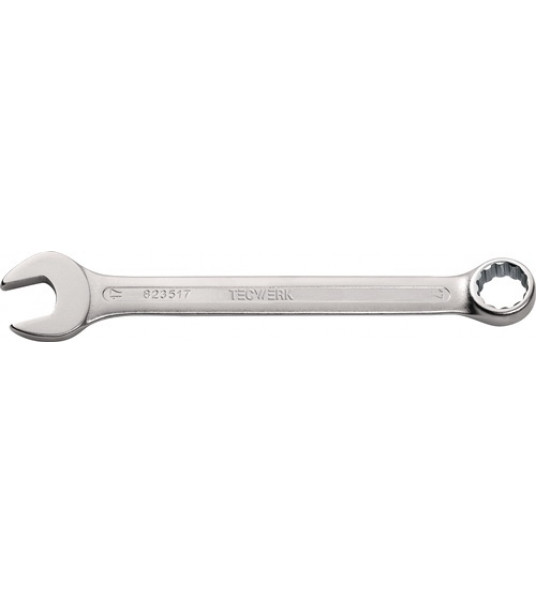 RING-STEEKSLEUTEL SW 36 MM LENGTE 400 MM VORM A CHROOM-VANADIUMSTAAL TECWERK