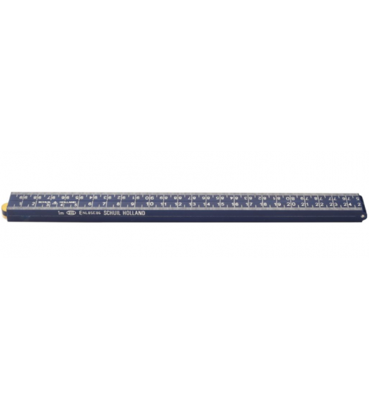 SCHUIL KUNSTSTOF DUIMSTOK BLAUW 4-DELIG 1 METER