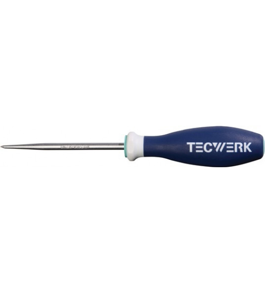 TECWERK PRIEM MET RONDE PUNT KUNSTSTOF HEFT TOTALE LENGTE 215 MM