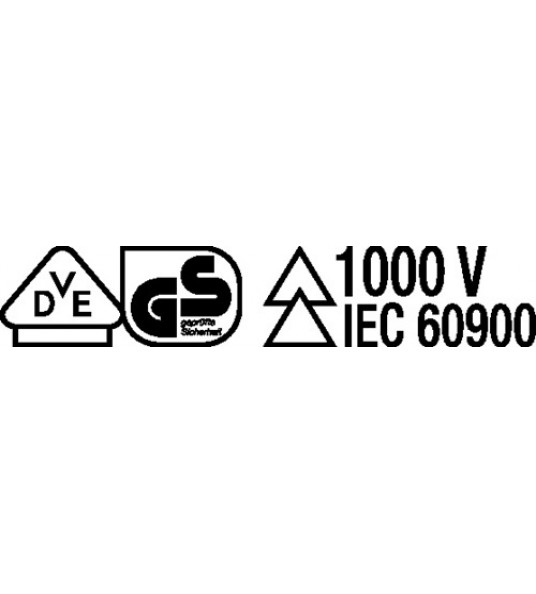 TECWERK SCHROEVENDRAAIER SLEUF 6,5 X 1.2MM KLINGLENGTE 150 MM VDE GEISOLEERD