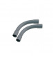 2 STUKS PVC BOCHT 5/8" 16MM GRIJS