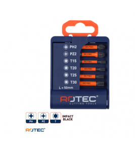 BITSET IMPACT 6-DELIG E6,3 X 50MM PH-PZ-T BITSET IMPACT 6-DELIG E6,3 X 50MM PH-PZ-T