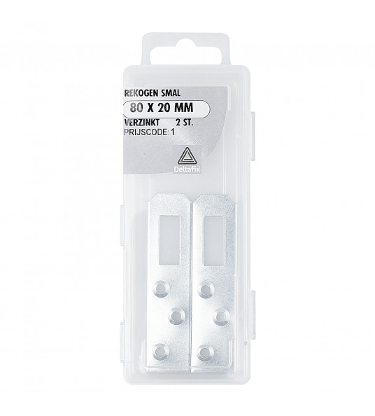 REKOOG SMAL VERZINKT 80 X 20 MM (2 STUKS) REKOOG SMAL VERZINKT 80 X 20 MM (2 STUKS)