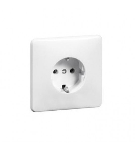 PEHA D80.6511.02 WANDCONTACTDOOS MET RANDAARDE 1-VOUDIG INBOUW WIT