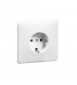 PEHA D80.6511.02 WANDCONTACTDOOS MET RANDAARDE 1-VOUDIG INBOUW WIT