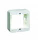 PEHA D80.691.02 OPBOUWBAK/RAND 1-VOUDIG WIT