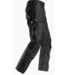 SNICKERS 6224 ALLROUNDWORK CANVAS STRETCH TROUSERS MET HOLSTERPOCKETS ZWART MT 54