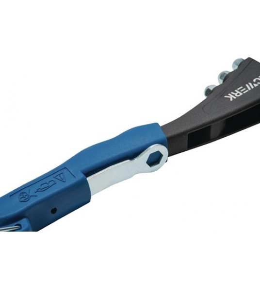 HAND-BLINDKLINKNAGELTANG LENGTE 255 MM WERKBEREIK 2,4-5 MM MET OPENINGSVEER TW