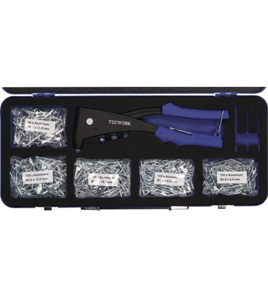 BLINDKLINKNAGEL-ASSORTIMENT 601-DELIG TANG 2000813025+KLINKNAGELS ALU./STAAL IN
