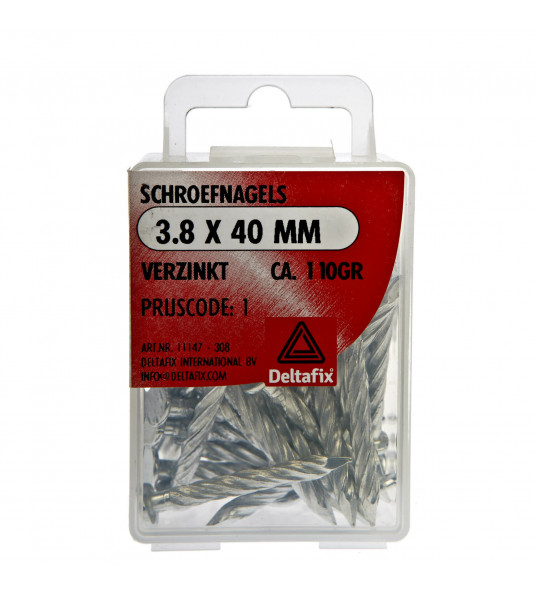SCHROEFNAGEL VZ 3.8 X 40 MM CA. 110GR