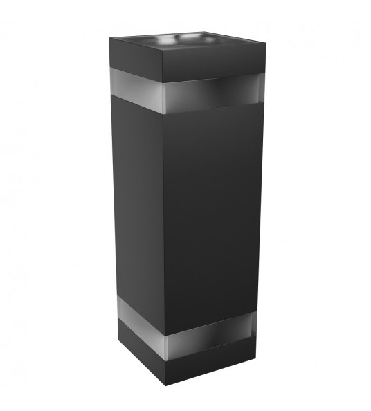 BUITENLAMP TORRE RING 18W CCT UP/DOWN VIERKANT ZWART