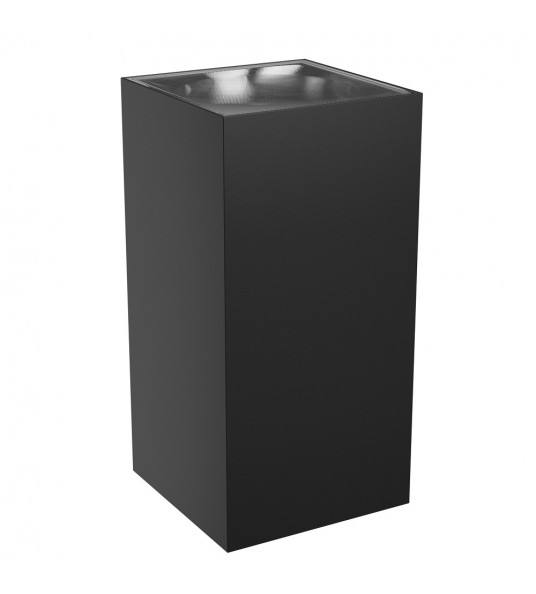 BUITENLAMP TORRE 18W CCT UP/DOWNLIGHT IP54 VIERKANT ZWART