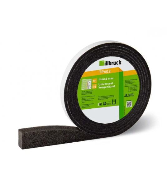 ILLBRUCK TP602 ILLMOD MAX 15MM BREED 5-12MM VOEGDIKTE ANTRACIET COMPRIBAND 4,5 METER